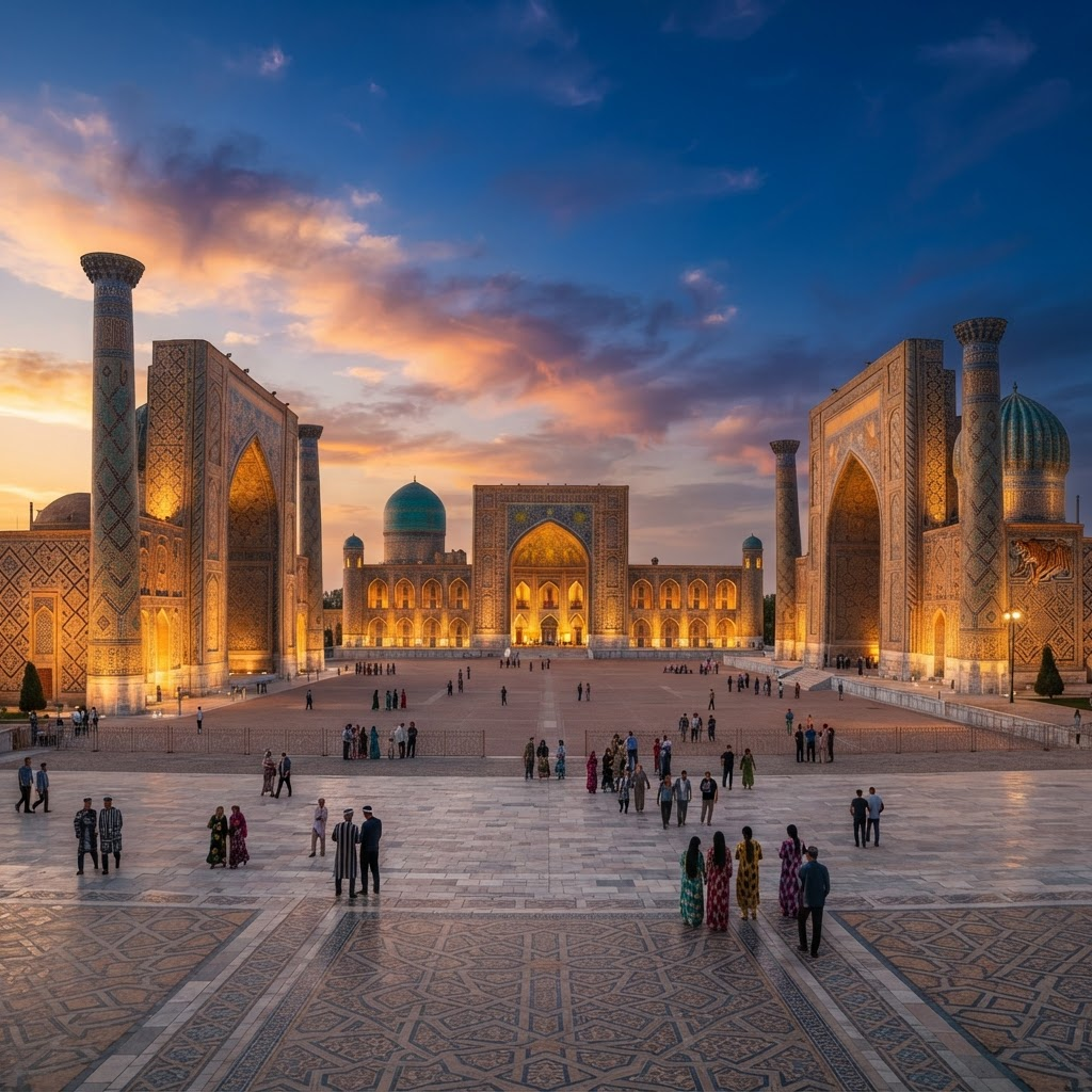 Registan Square, Samarkand, Uzbekistan